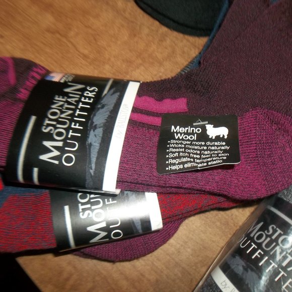 Ballston Stone Mountain Underwear & Socks Stone Mountain Ballston 4 Unisex Merino Wool Socks